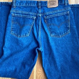 Vintage Levi’s orange tab jeans.